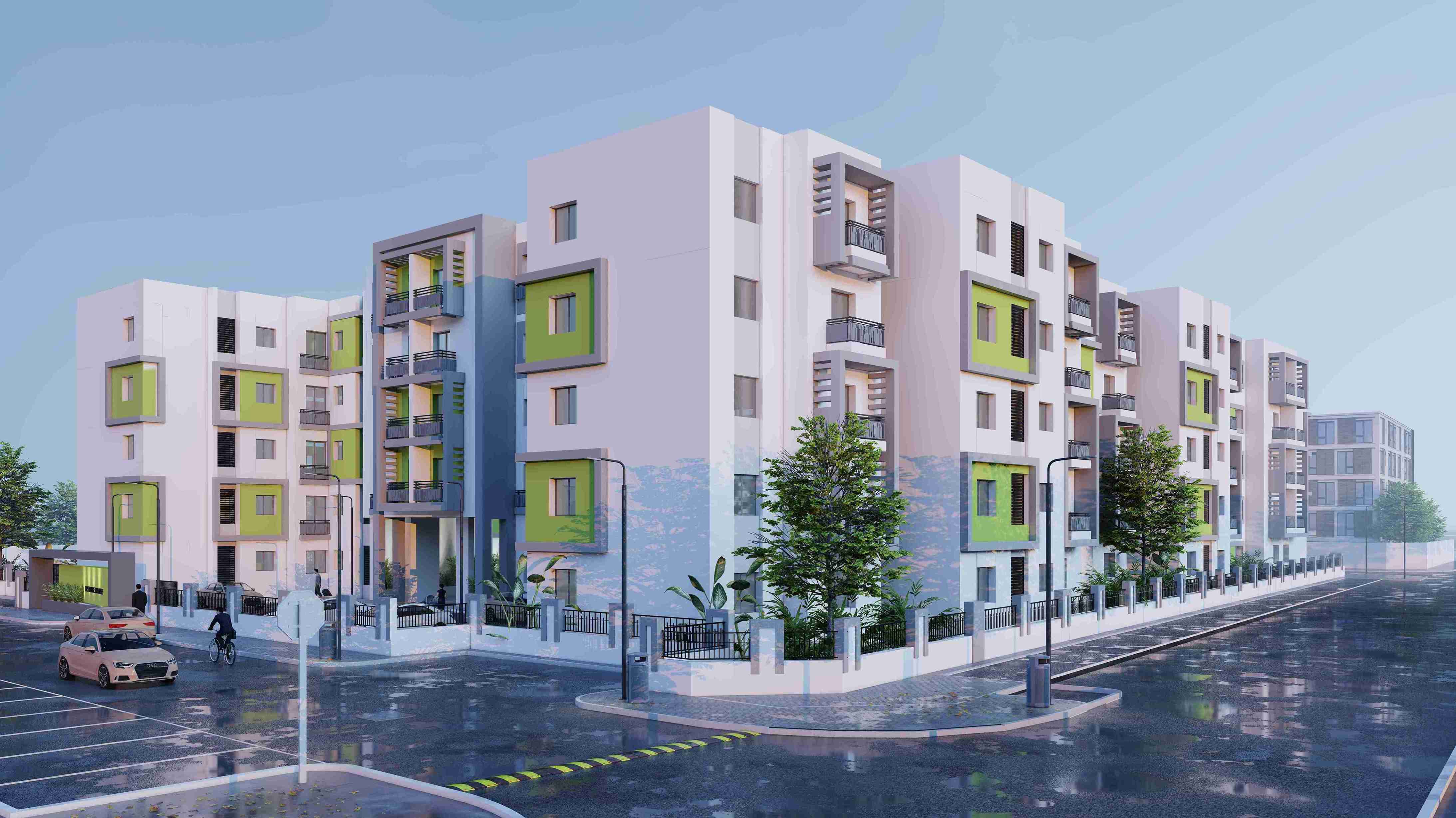 Résidence narcisses en R+4